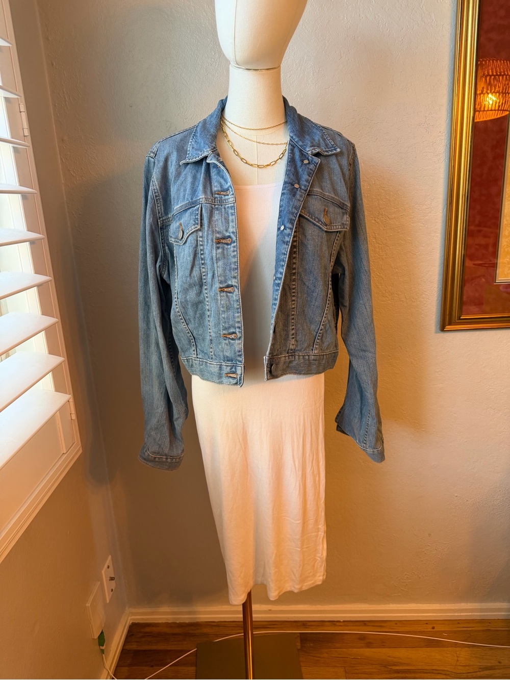 Karen Kane size L Jean Jacket